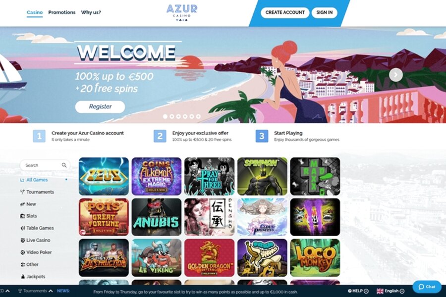 Azur Casino : Téléchargez notre App Mobile et APK